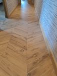 Carrelage pose chevrons - Vannes